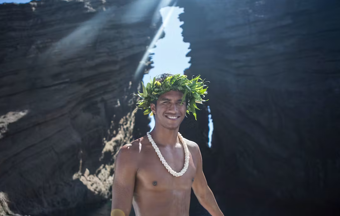 Man on Niihau Island