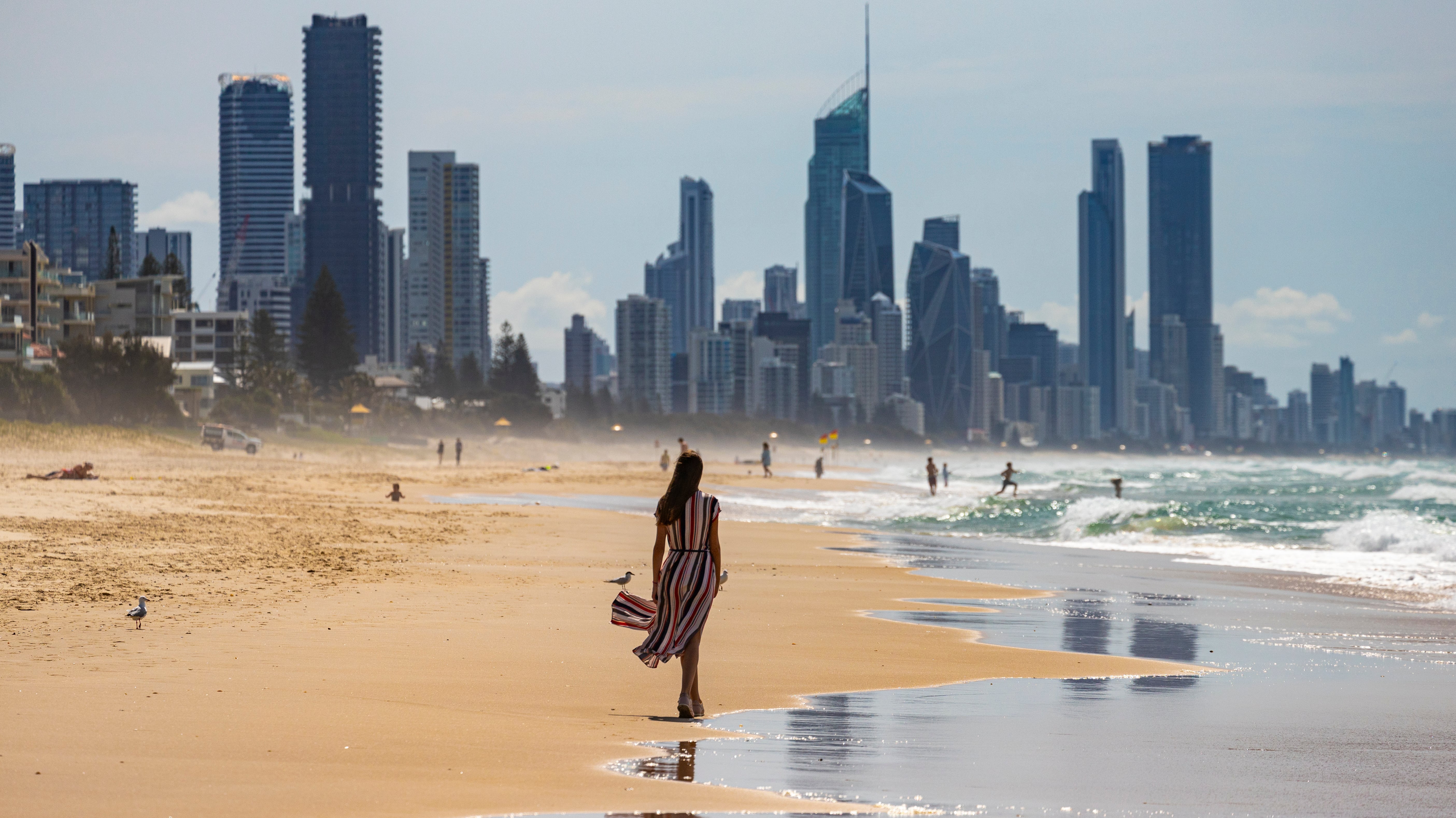 Beach in Gold Coast, Australia
