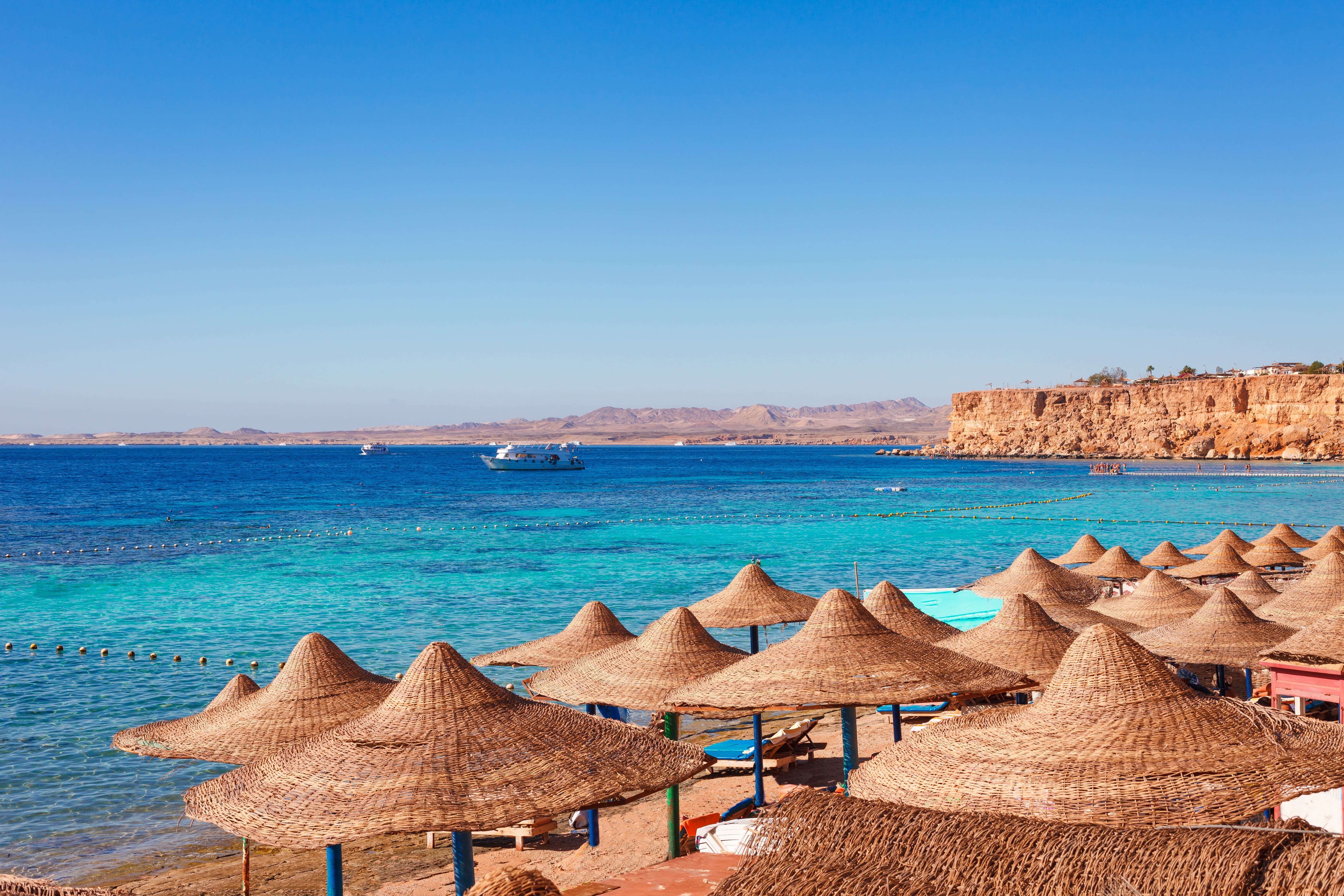 Beach in Sharm El Sheikh, Egypt