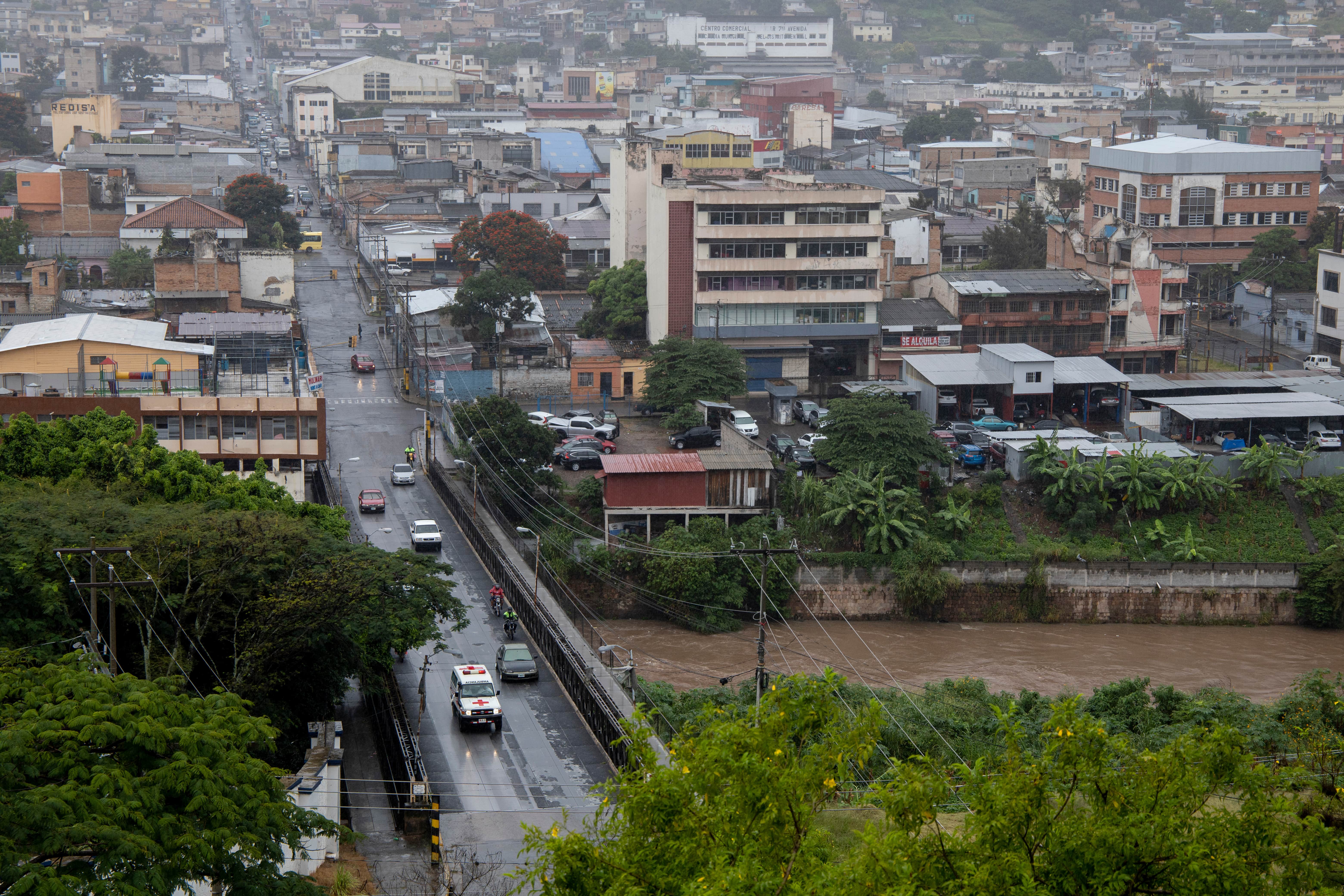 Gloomy streets of Honduras