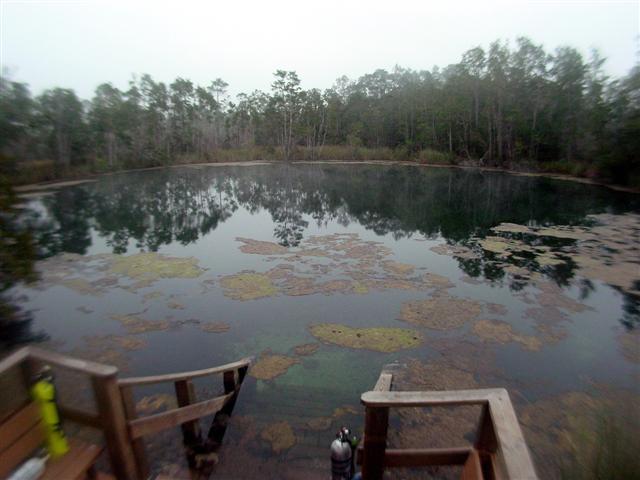 Dangerous diving sinkhole