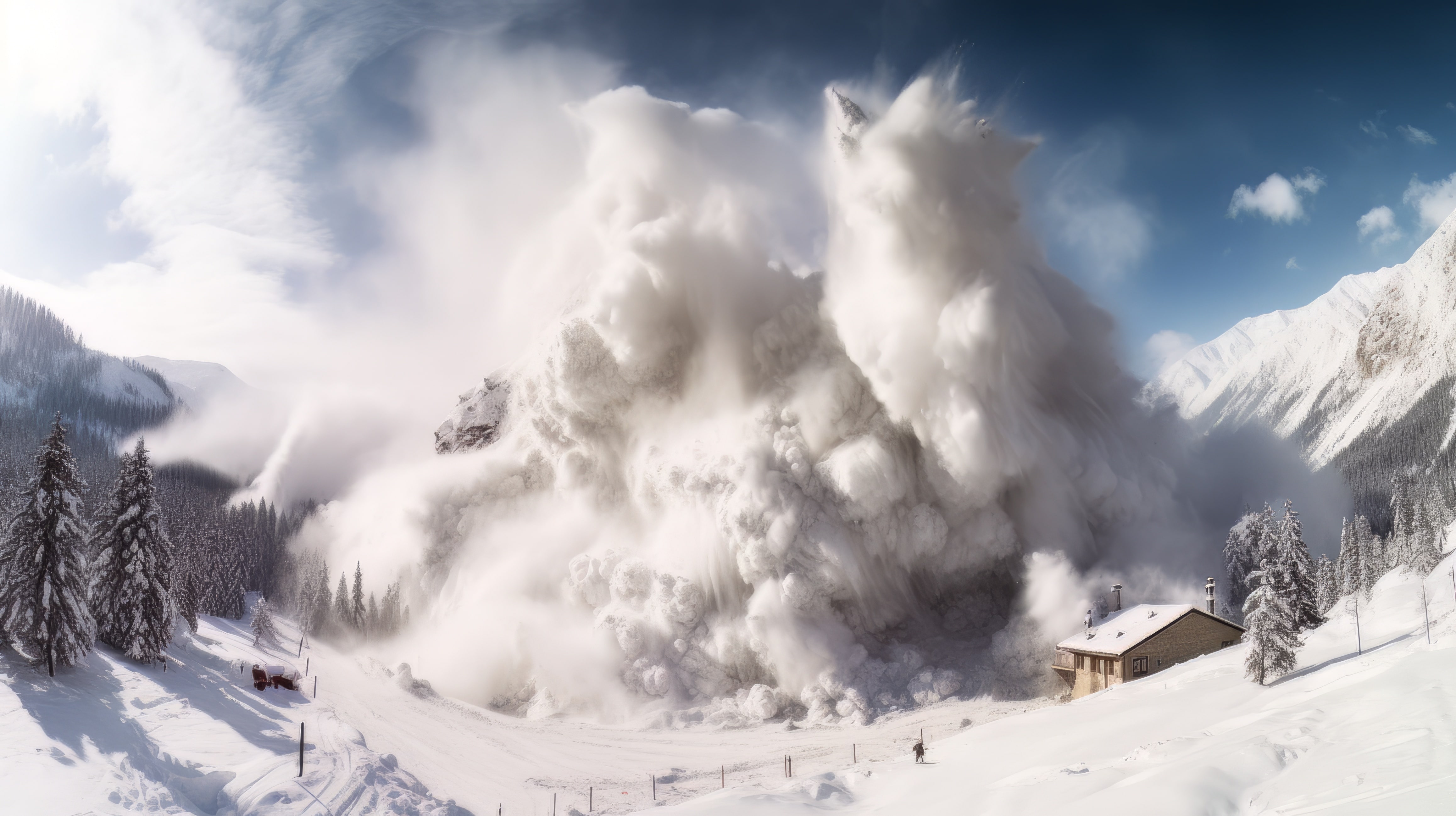 Major avalanche snow