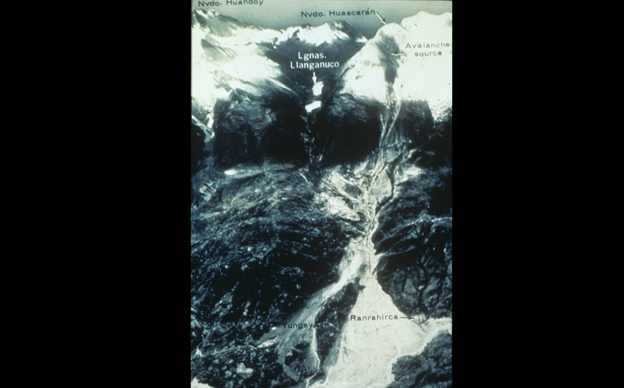 Avalanche Destruction in Peru