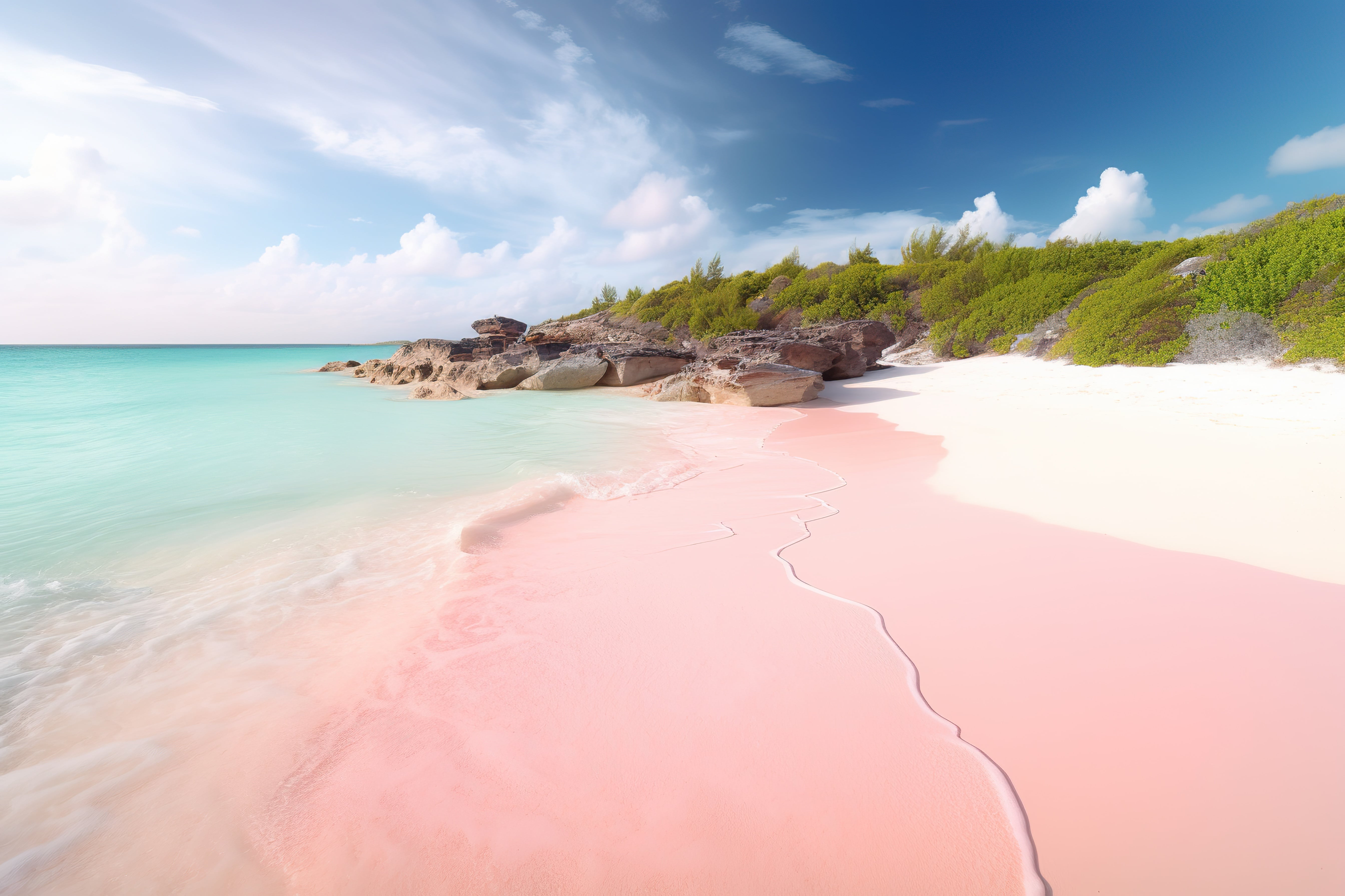 Pink Sands Beach, Bahamas