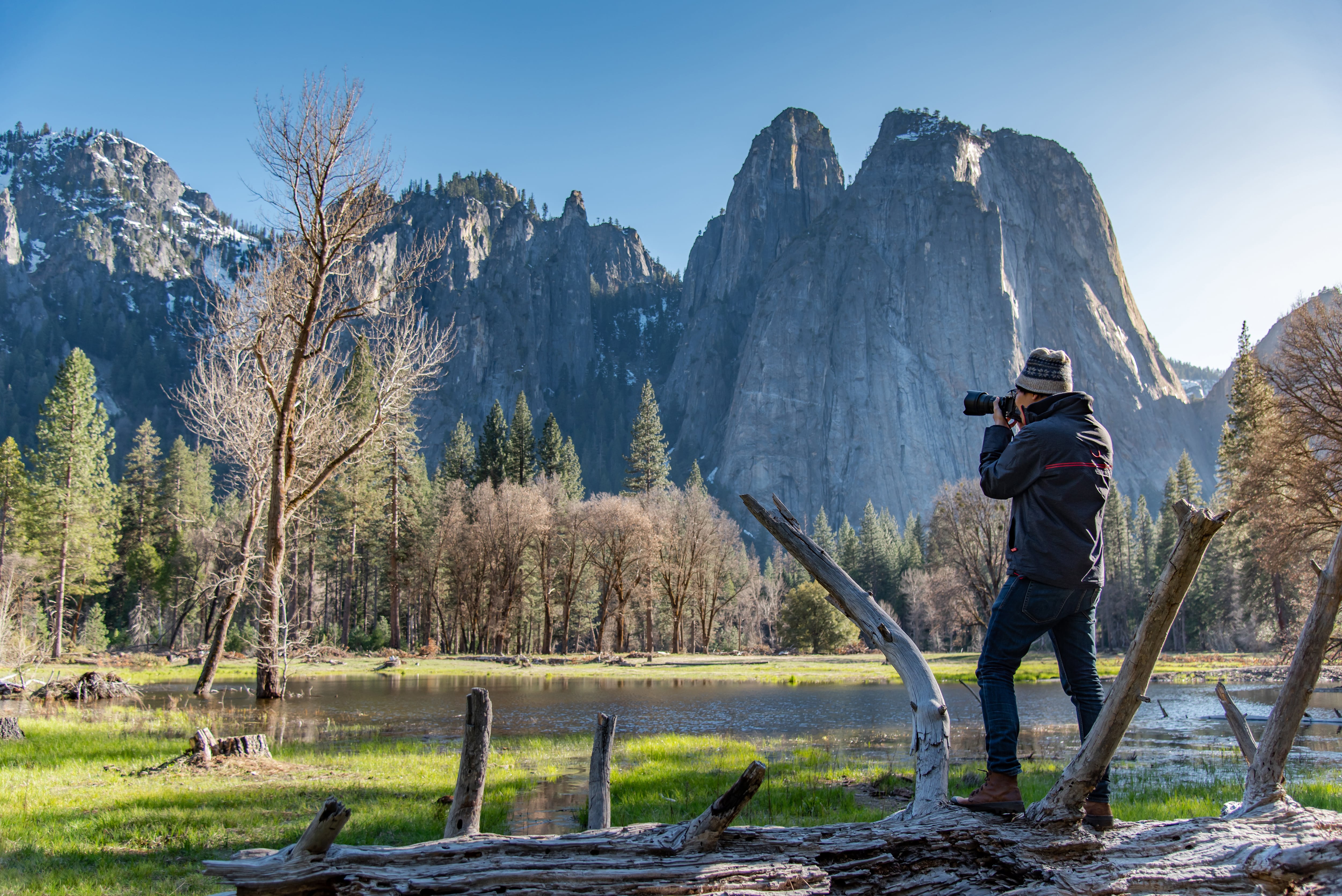 Photographer at Yosemite National Park