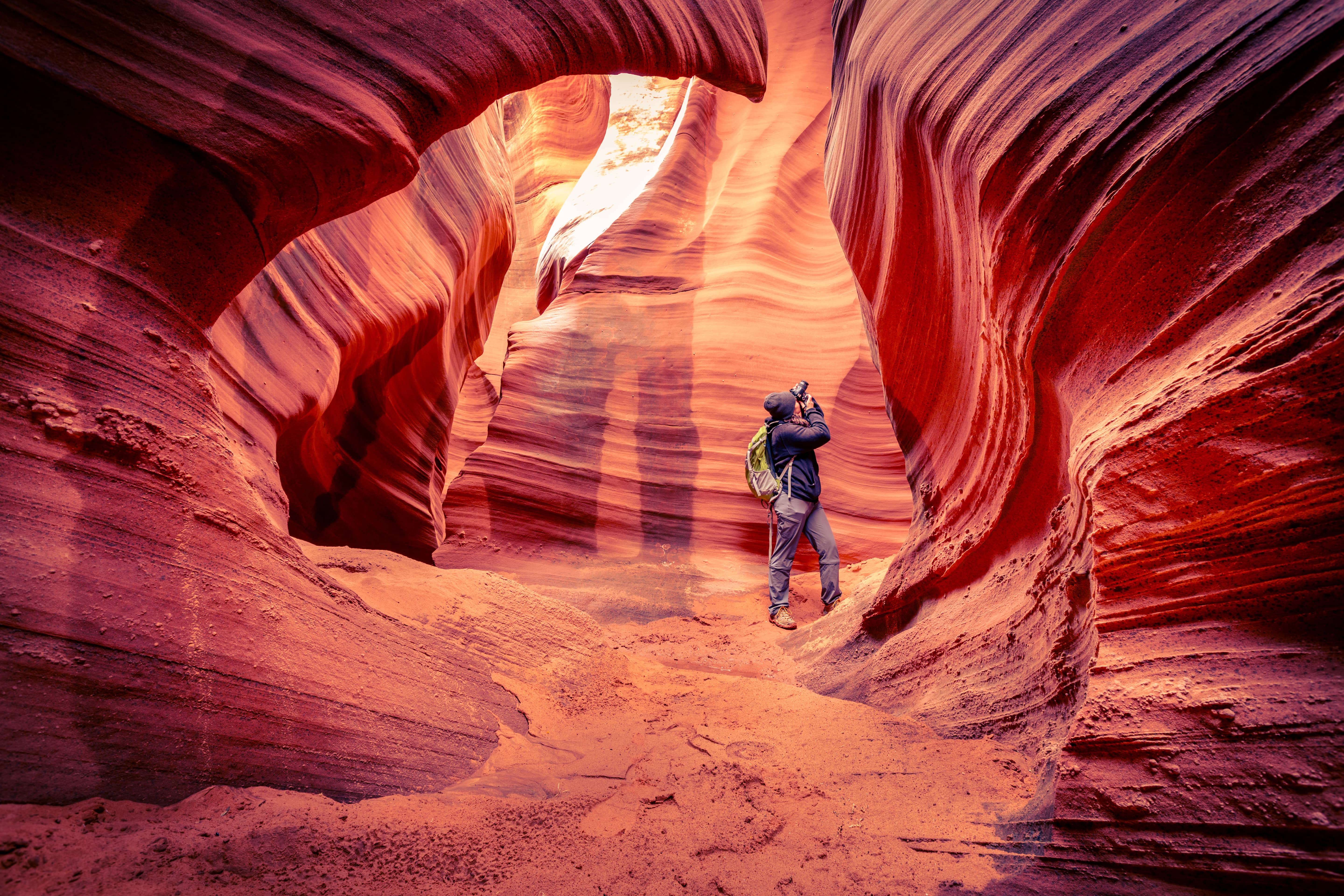 Photographing Antelope Canyon, Utah, USA
