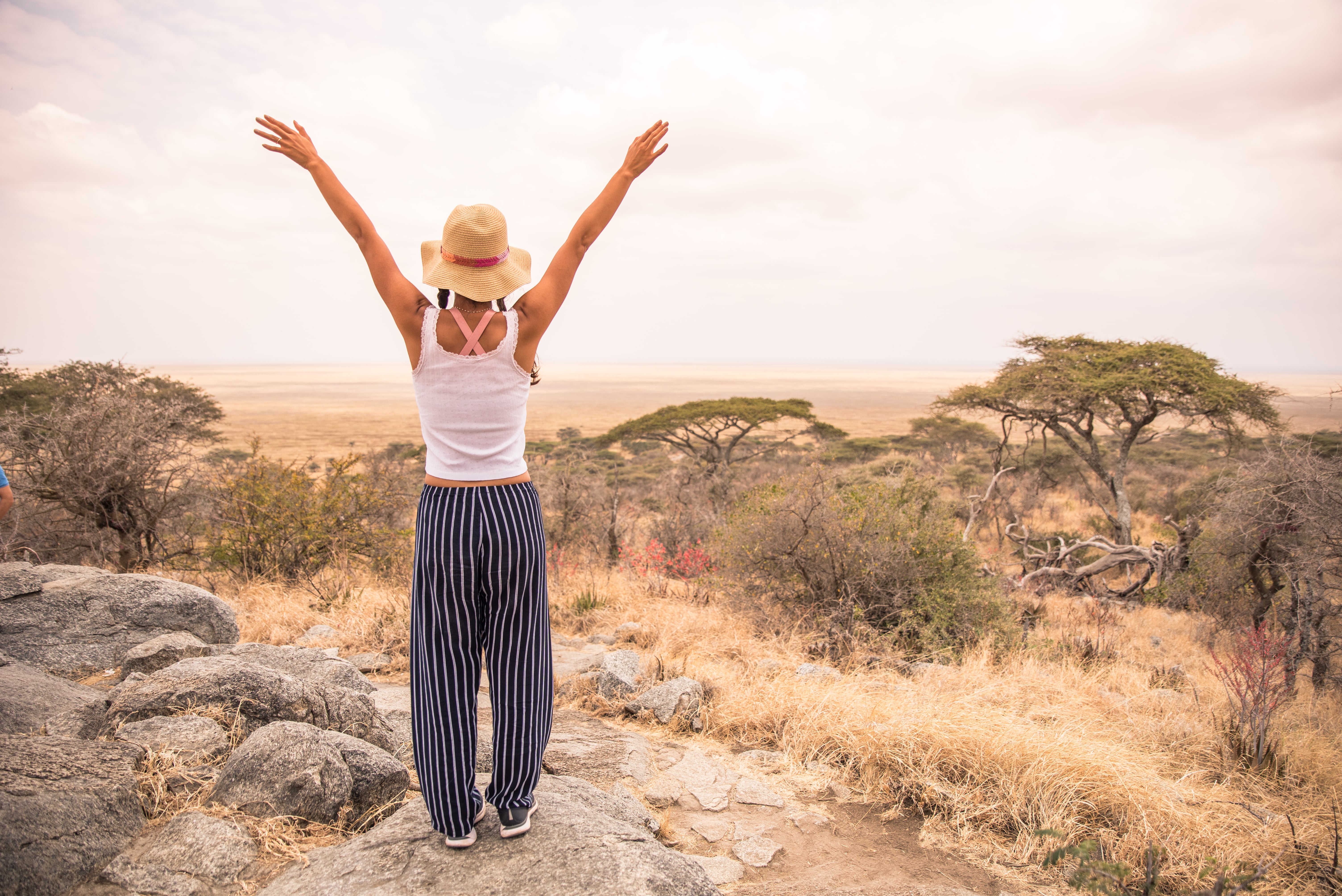 Girl at The Serengeti, Tanzania