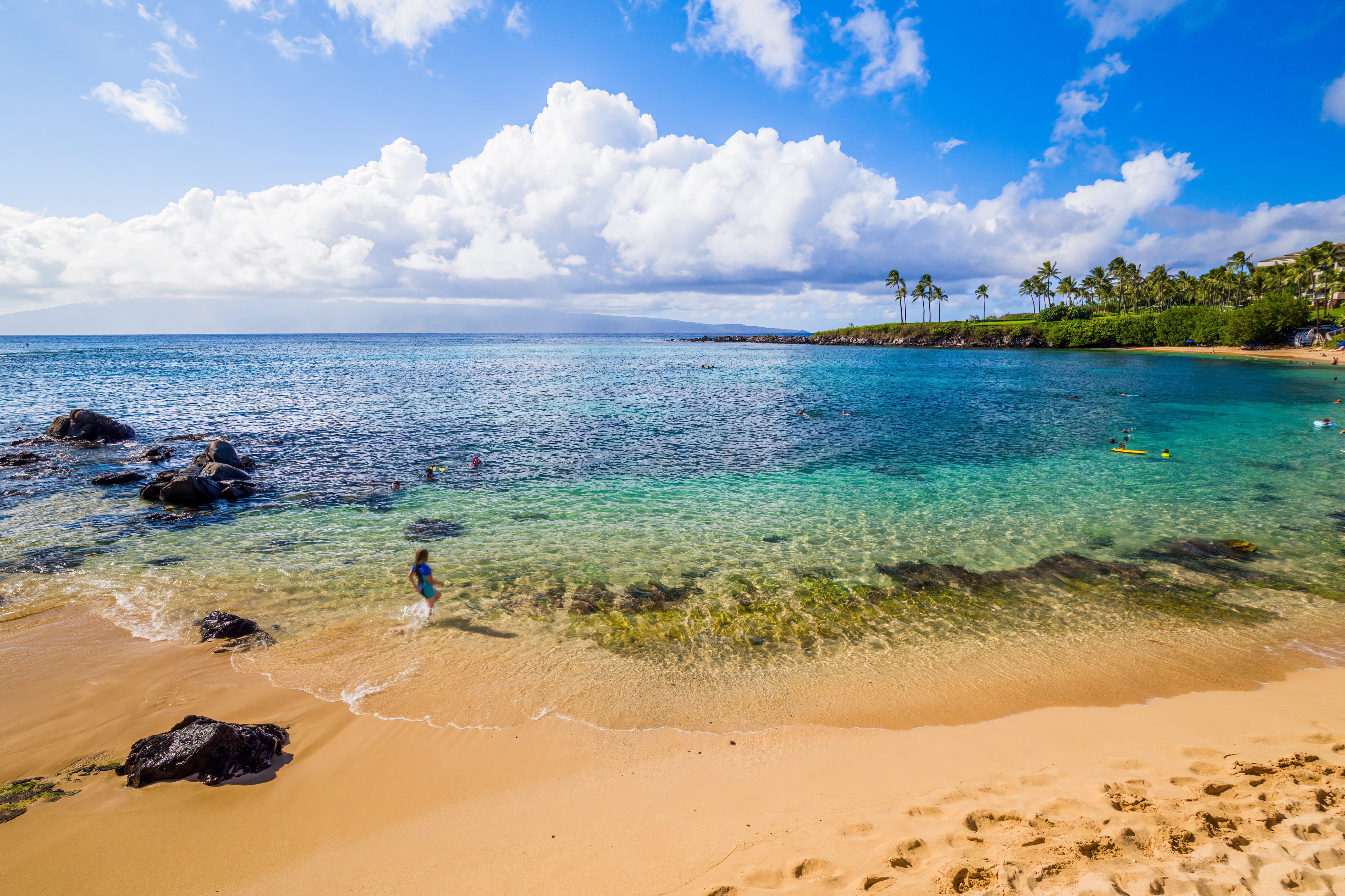 Scenery at Kapalua Bay, Hawaii