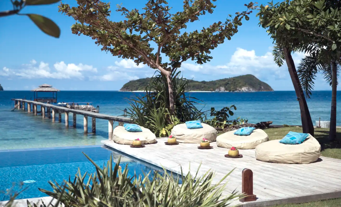 Ariara Private Island - deck with a view