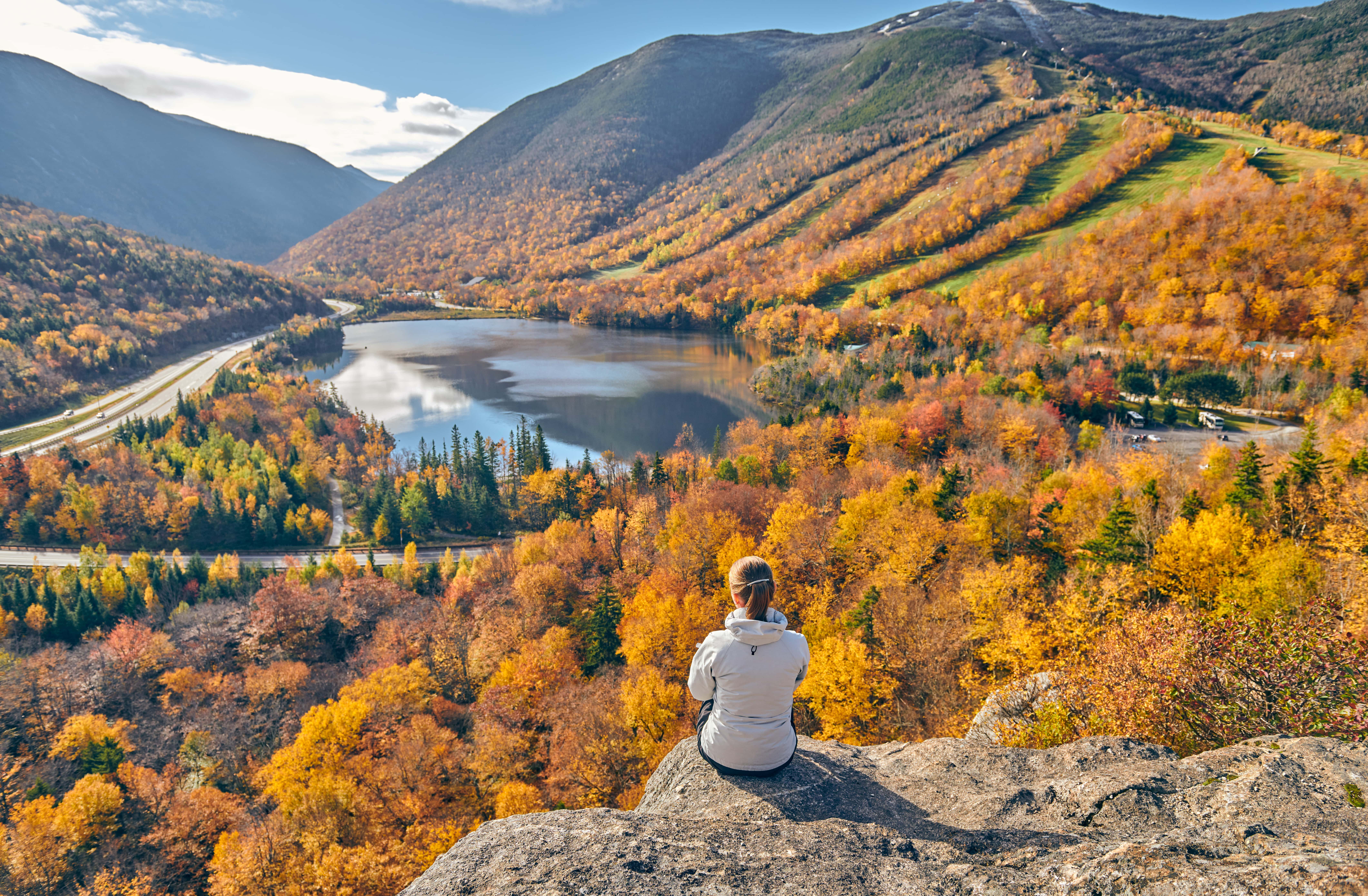 White Mountains, New Hampshire in the fall