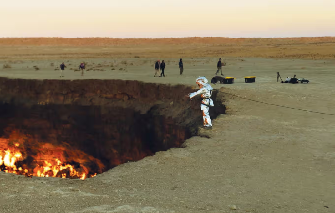 Gas crater exploration