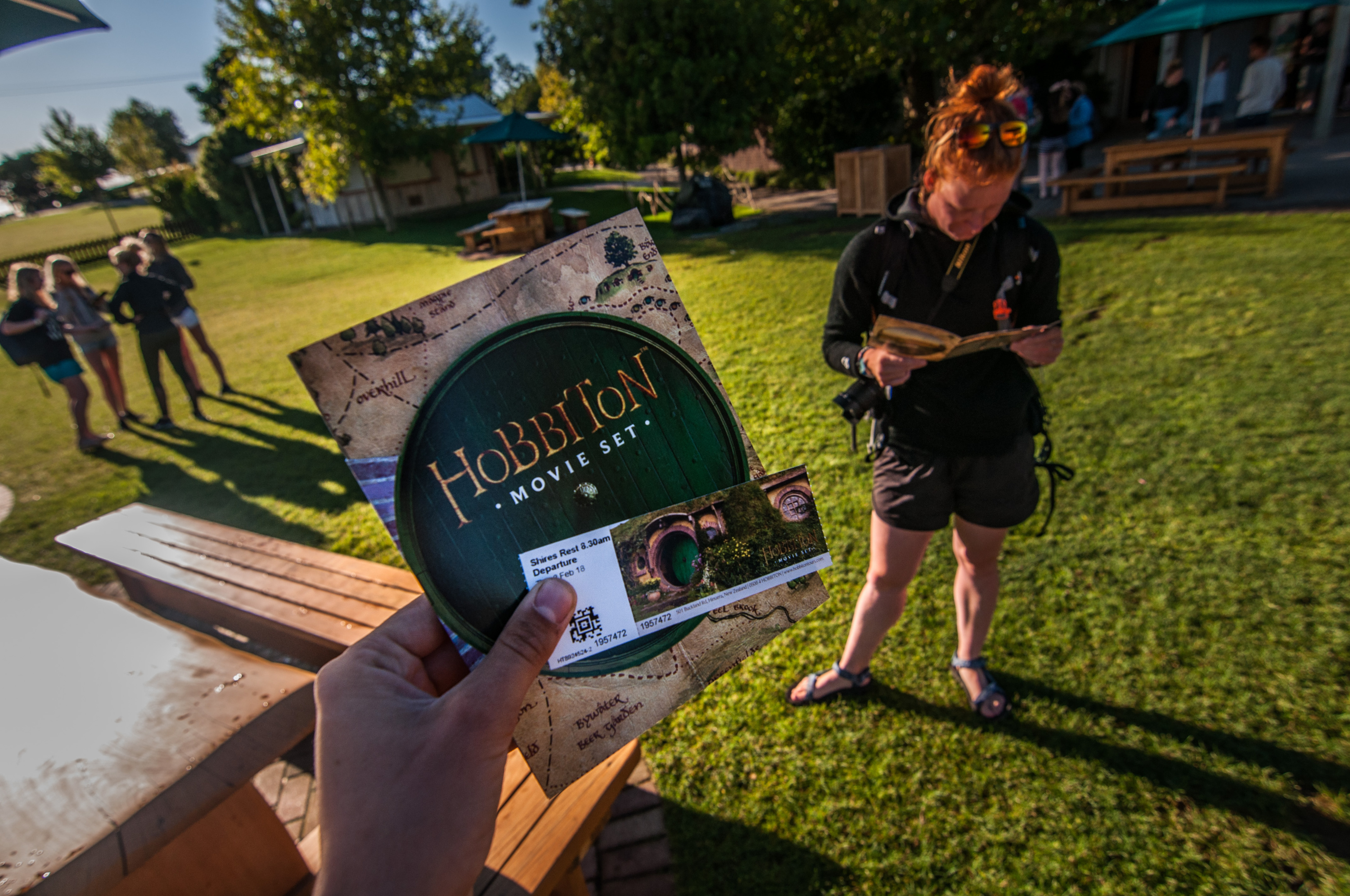 Ticket to movie set from Lord of the rings, Hobbit movies - 2018