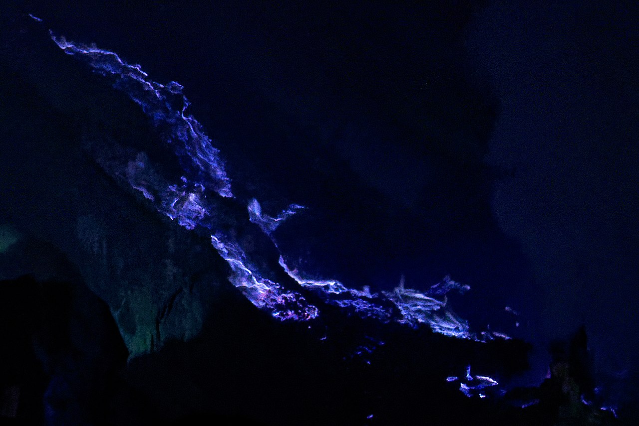 Blue Fire Of Ijen, Kawah Ijen, Java, Indonesia