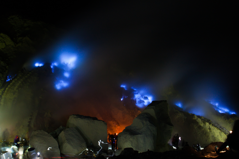 Kawah Ijen volcano