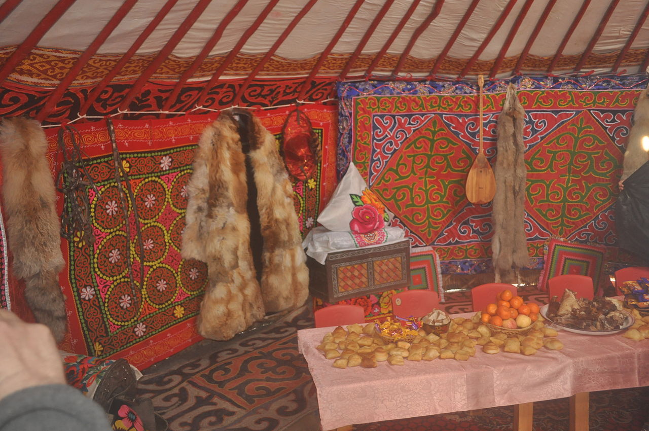 Typical Kazakh Ger in Mongolia - 2013