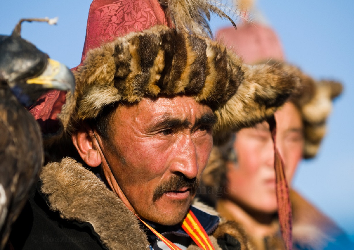 Kazakh Eagle Hunters In The Altai Region Of Western Mongolia - 2014
