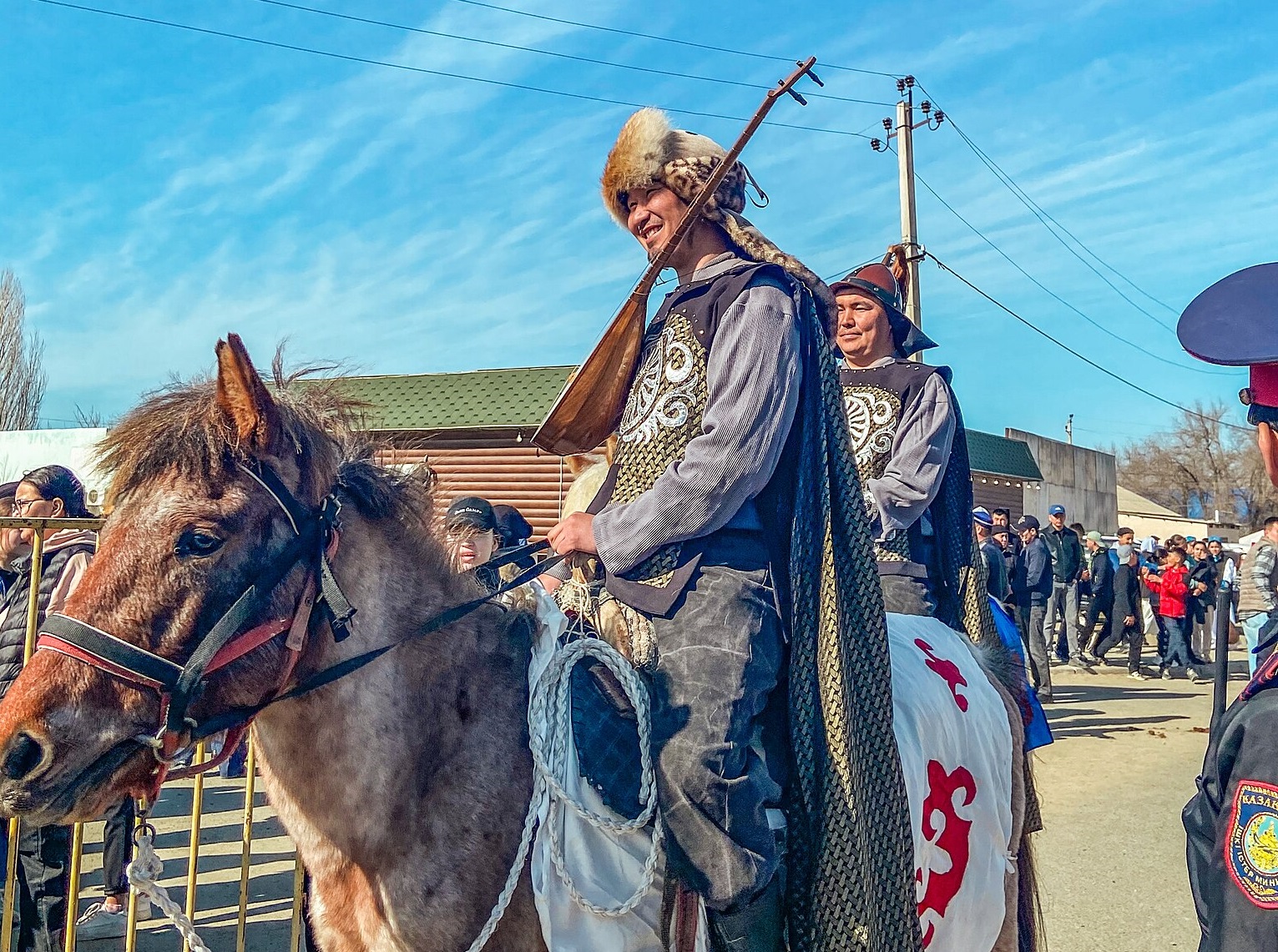 Kazakh Man Dressed As A Highly Respected Kazakh Batyr - 2023