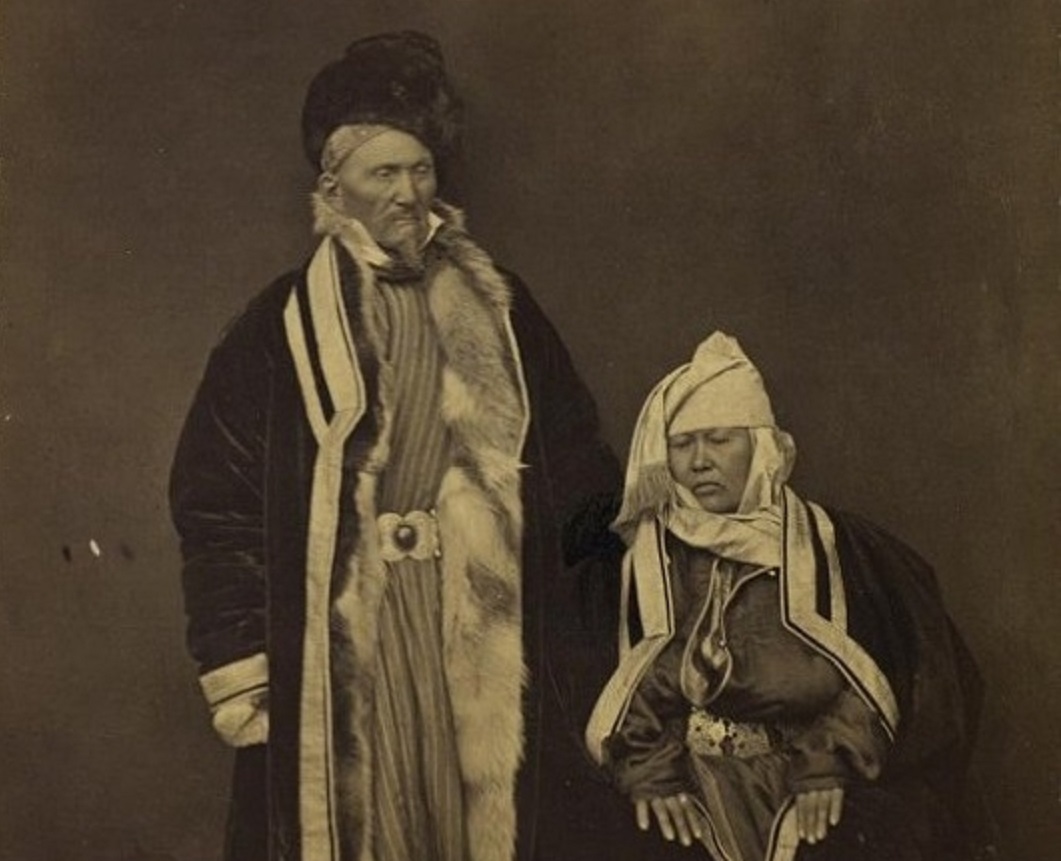 Kazakh couple at 19Th Century