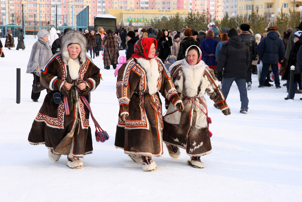 Nenets on the traditional holiday