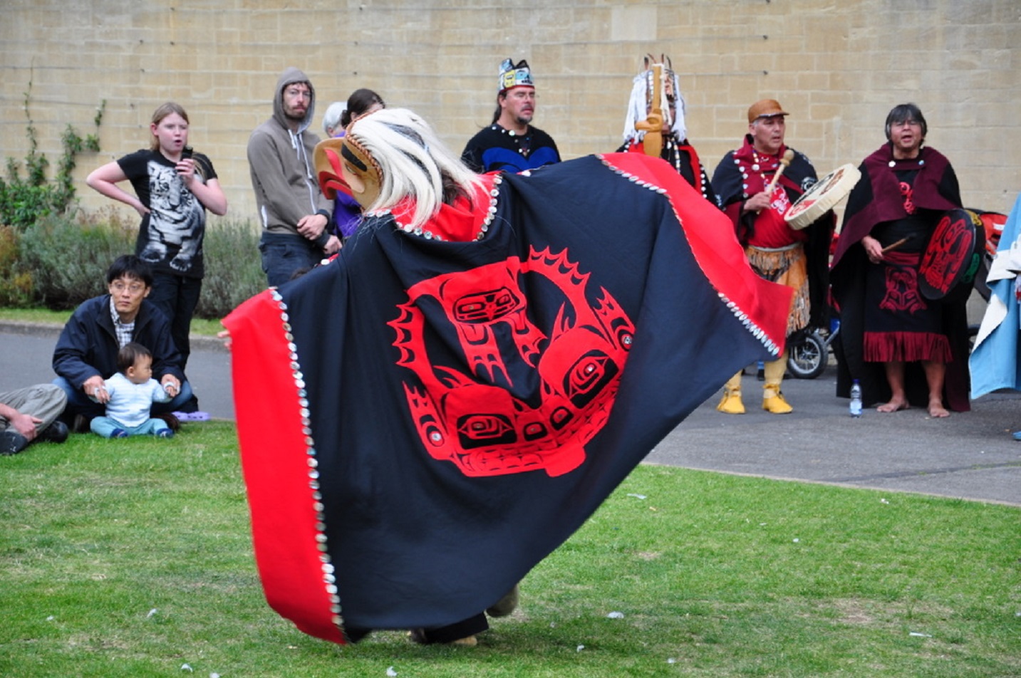 A group of Haida people showed traditional dances - 2009