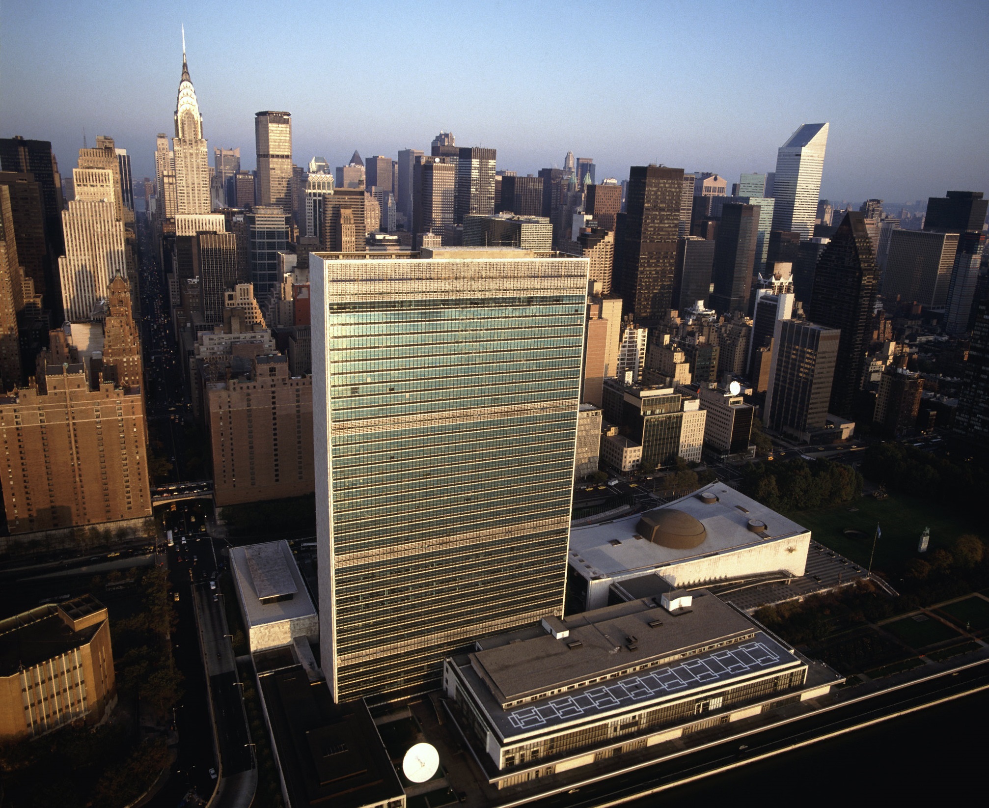Aerial View of UN Headquarters - 2011