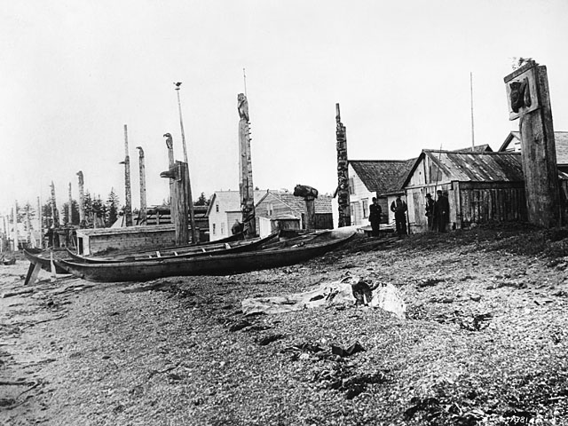 Haida village
