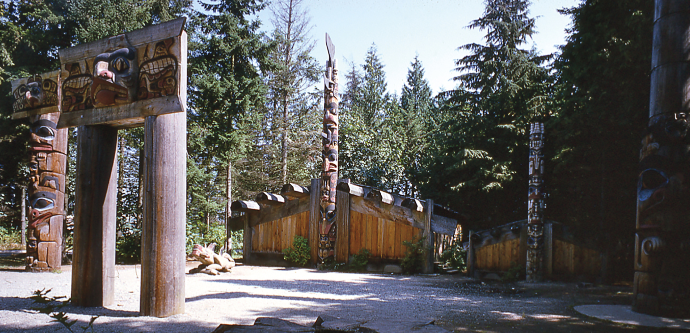Haida village homes