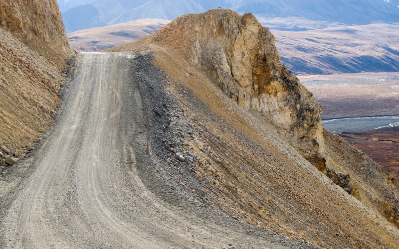 Road In Denali National Park
