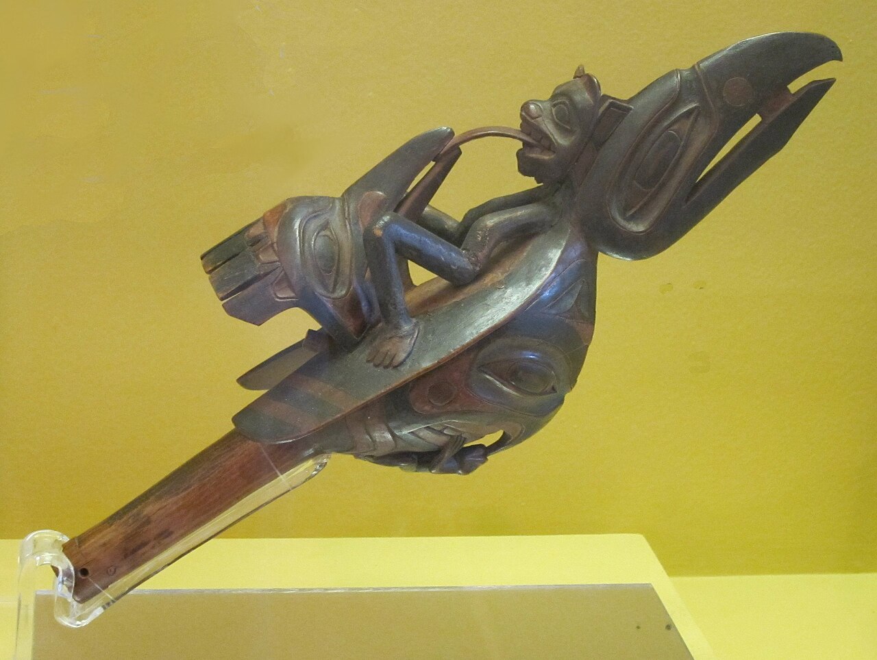 Raven Rattle, mid to late 19th century, Haida people