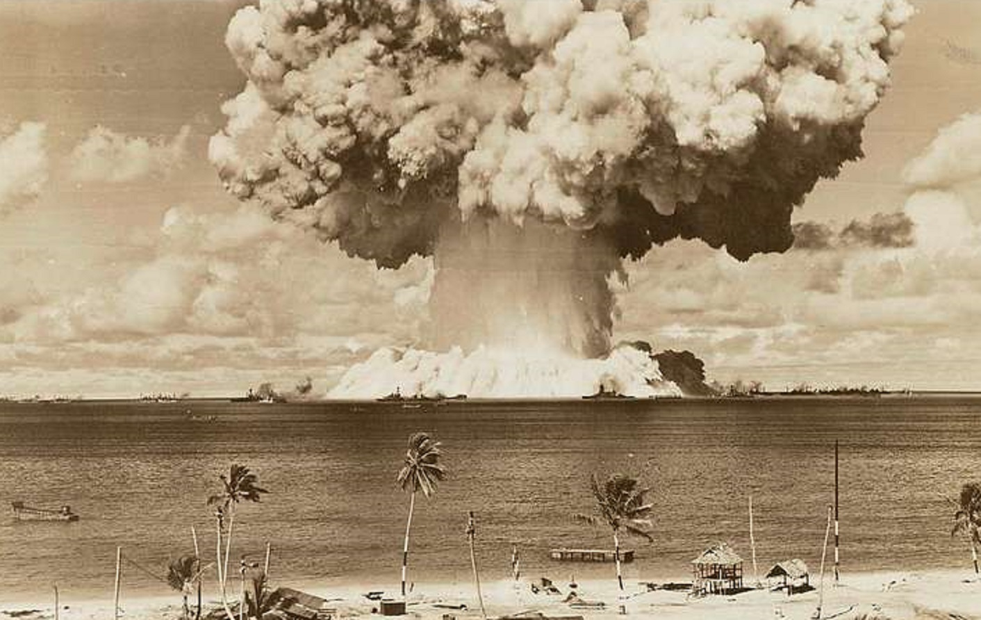 Atomic Bomb Test during Operation Crossroads - 1946