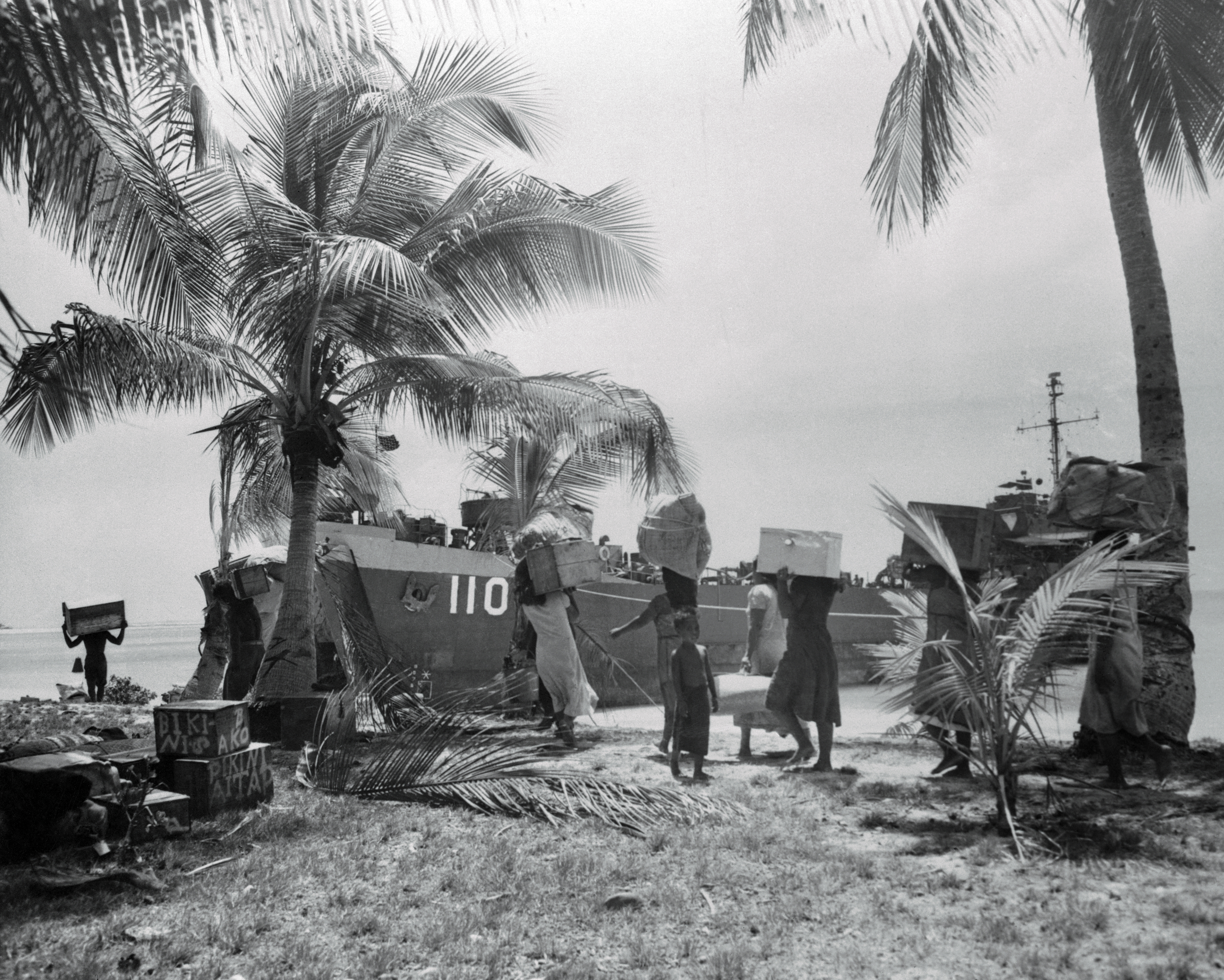 Forced relocation on Bikini Atoll