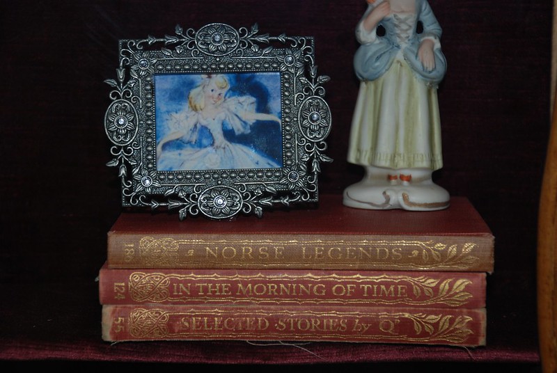 Books in the cabinet in Cinderella Suite