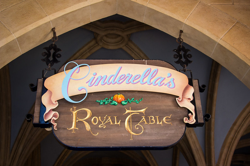 A sign for Cinderella's Royal Table