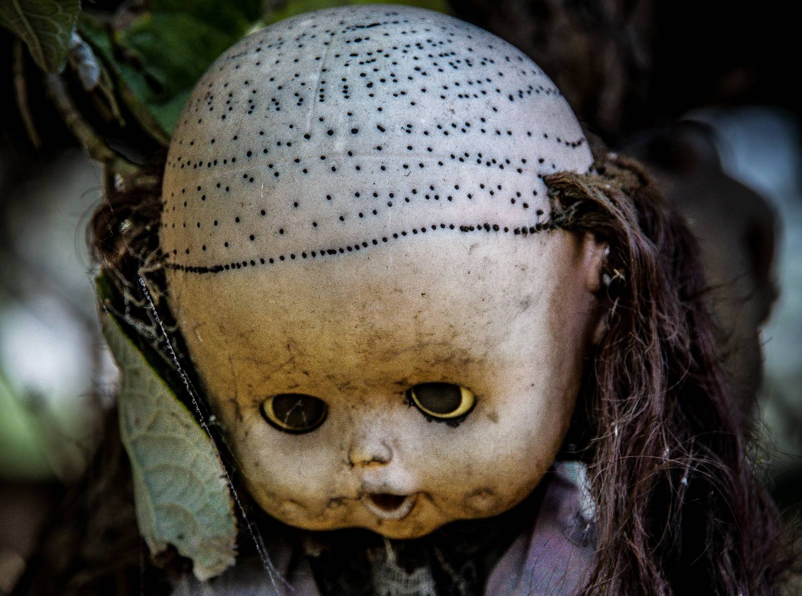 A doll at The Island of the Dolls