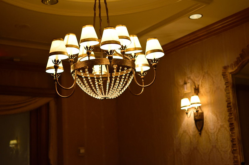 Chandelier in Victoria room