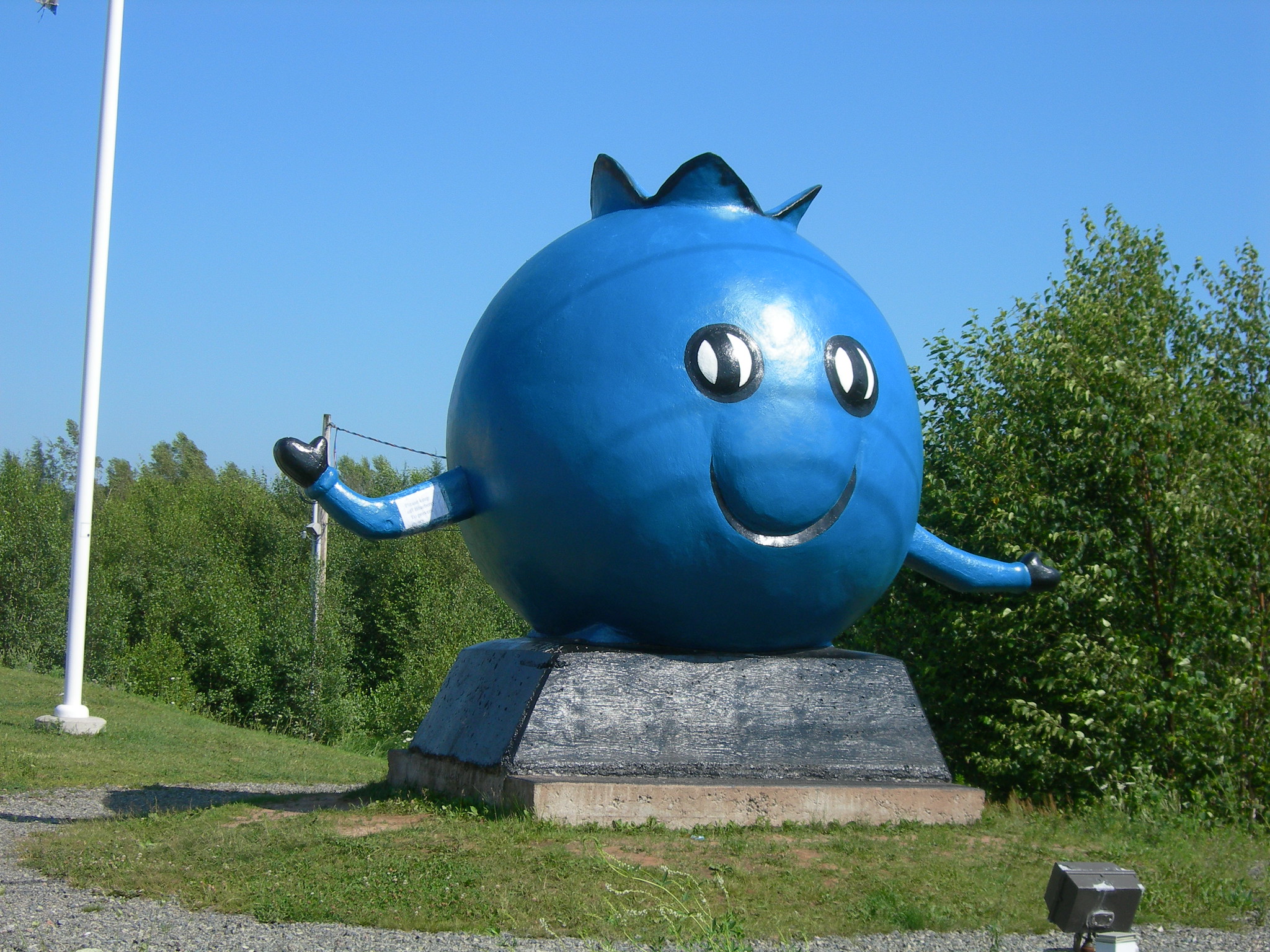 The World's Largest Blueberry, Oxford, Nova Scotia