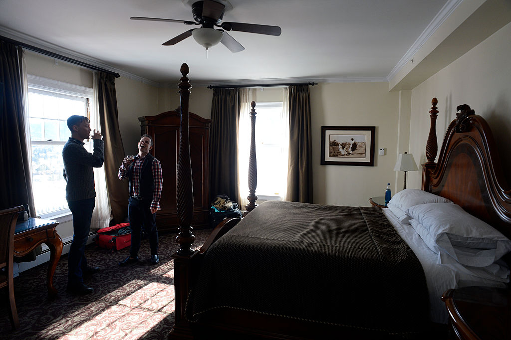 The popular Stanley Hotel in Estes Park