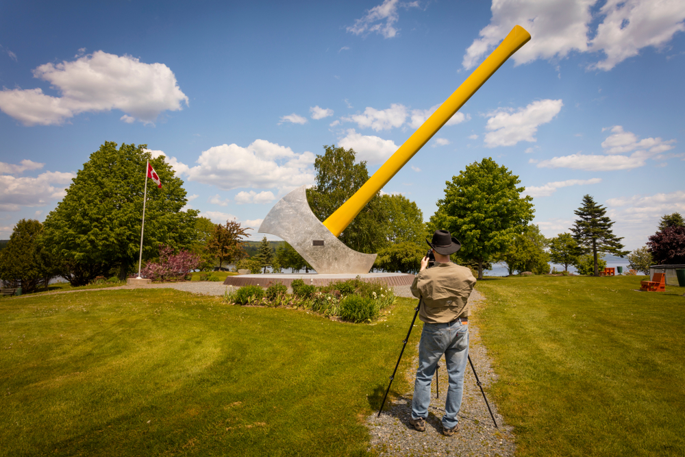 The World's Largest Axe, Nackawic, New Brunswick