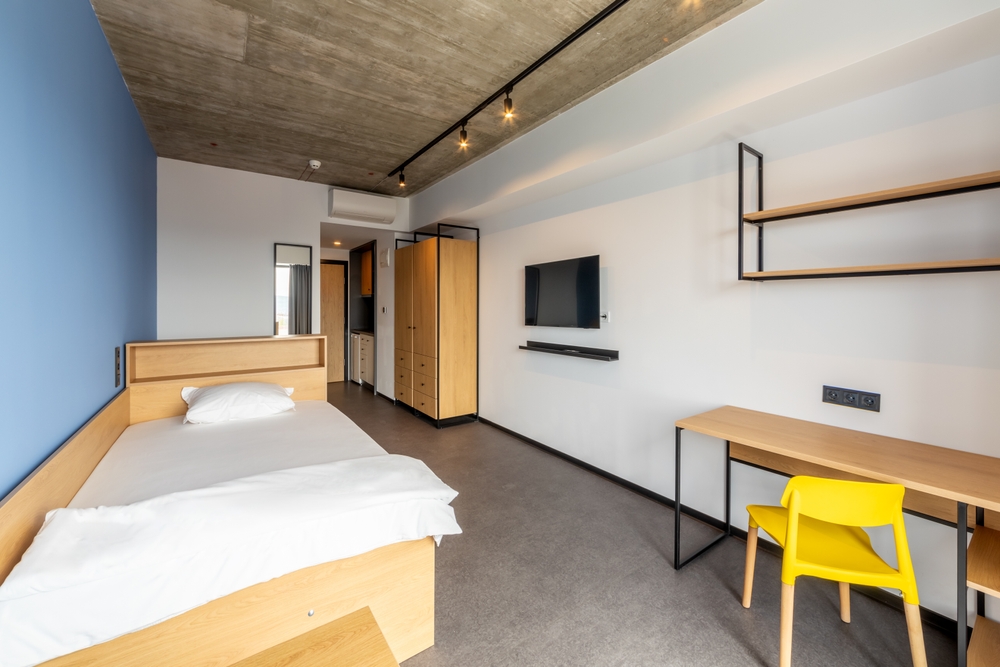 Hostel dormitory room