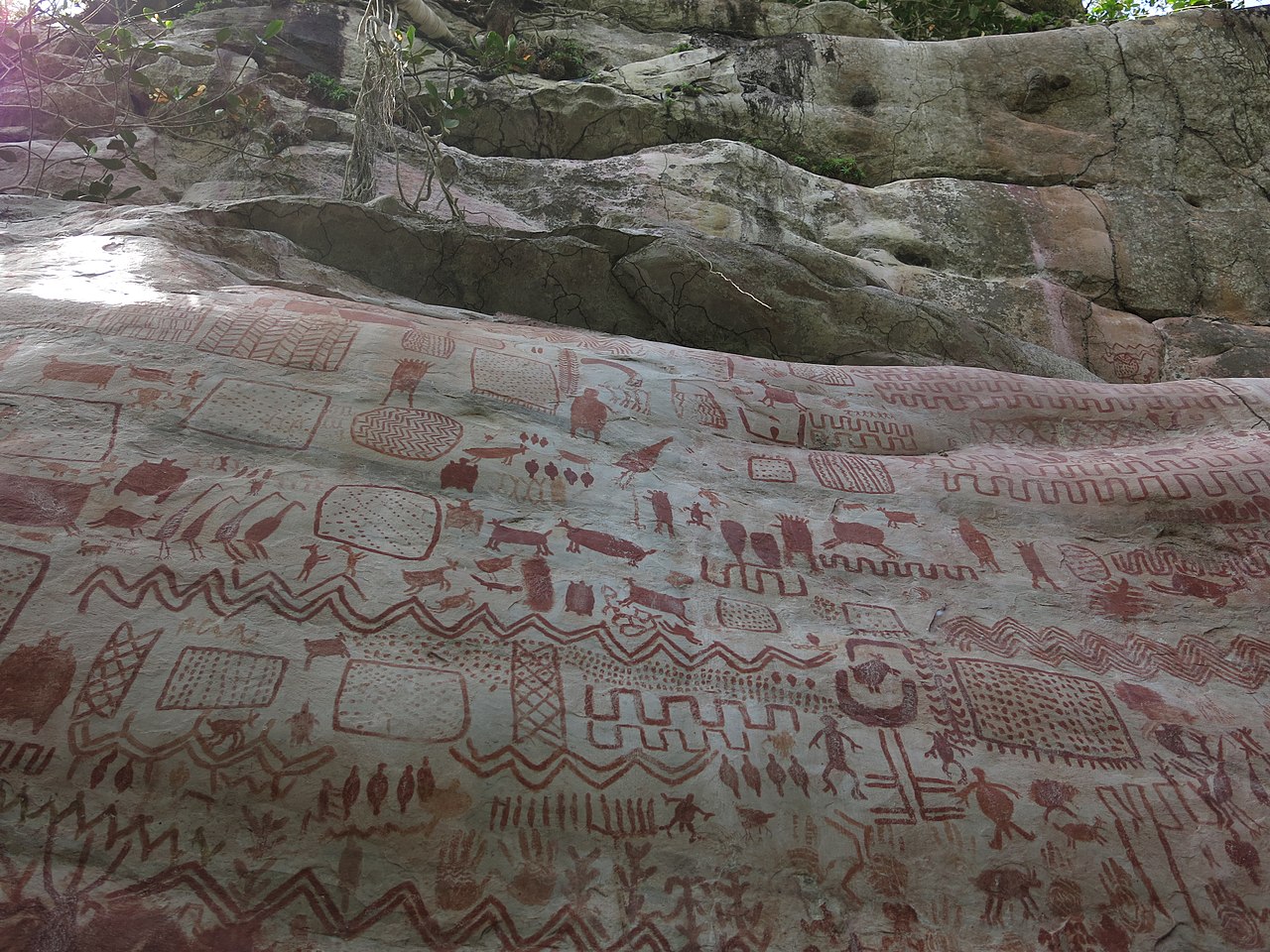 Nukak cave paintings