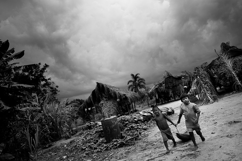 The Nukak people, nomadic hunter-gatherers from Amazonia