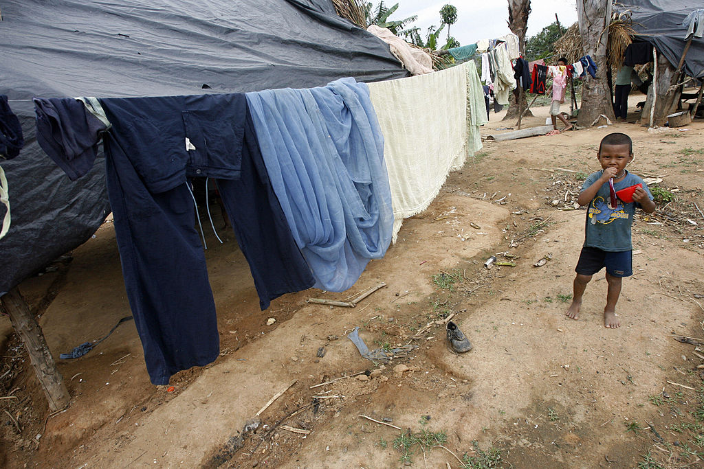 Indigenous boy belonging to the Nukak-Maku