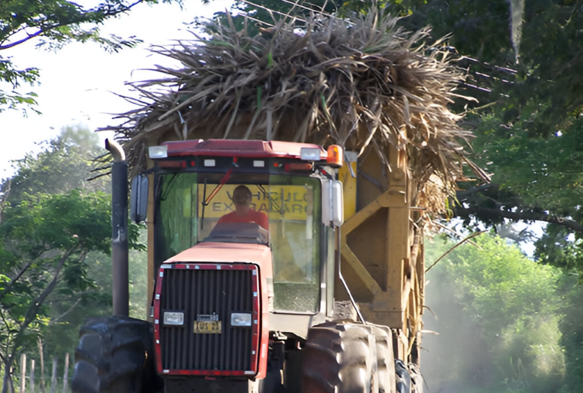 Machinery in the Colombian rainforest