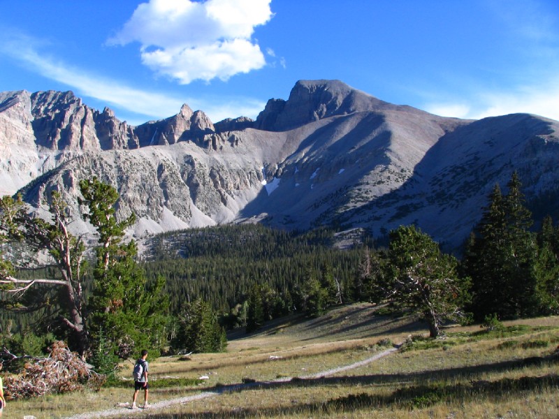 Wheeler Peak, located in Great Basin National Park, Nevada