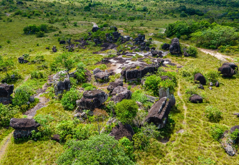 Aerial view San Jose del Guaviare