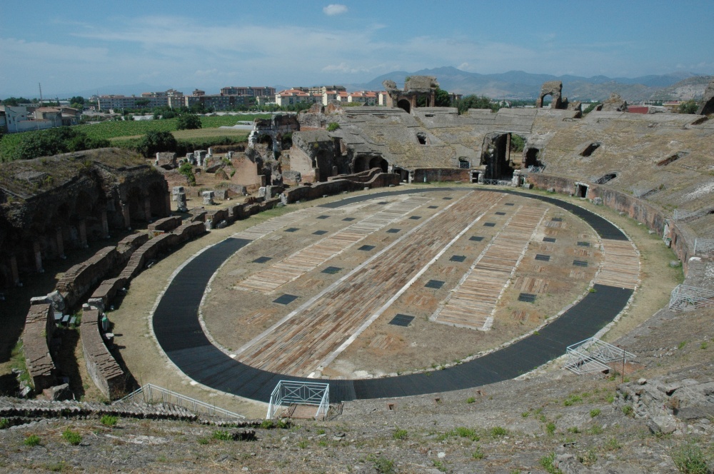 Interior of the Amphitheatre of Capua