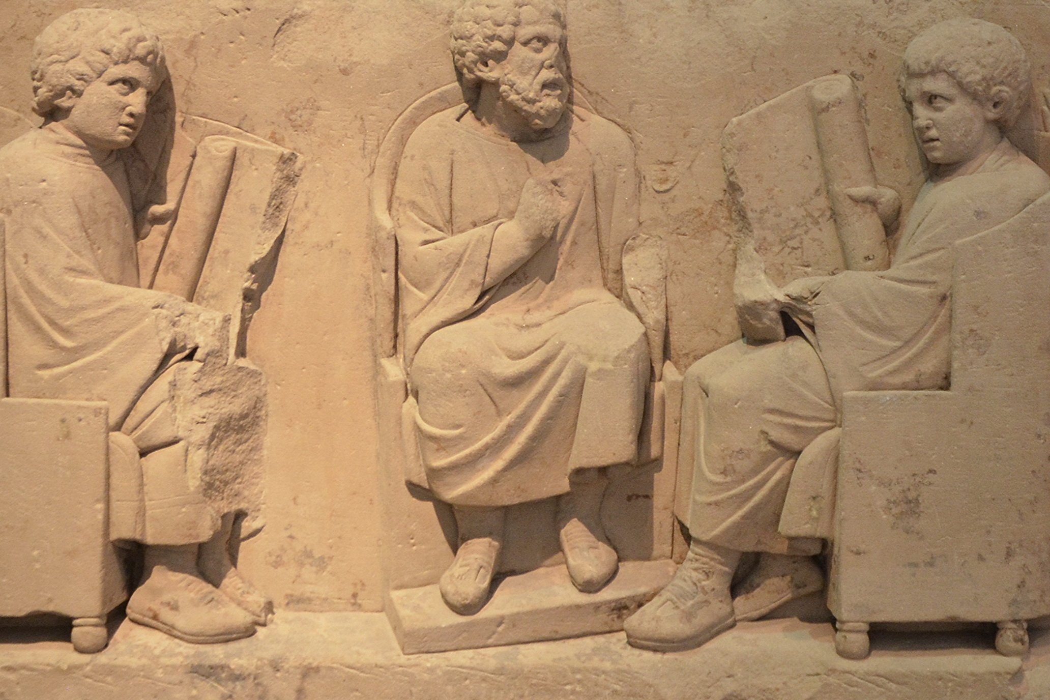 Funerary Relief Found In Neumagen Near Trier