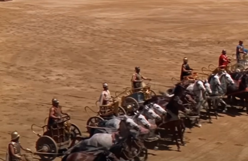 Screenshot from the film Ben-Hur (1959 film)