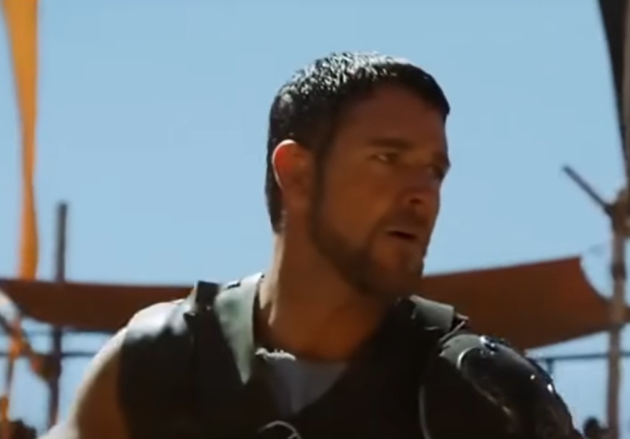 Screenshot from the film Gladiator (2000)