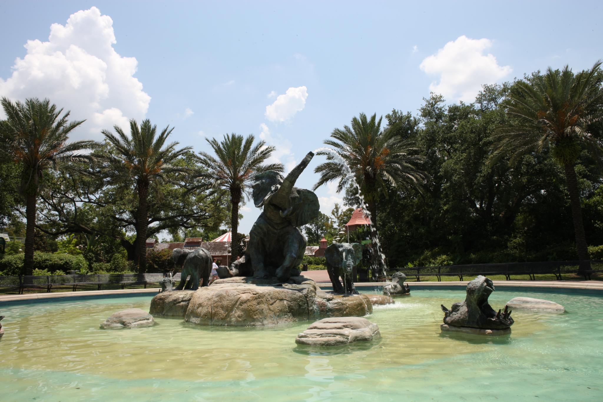 Fountain at Audubon Zoo, New Orleans